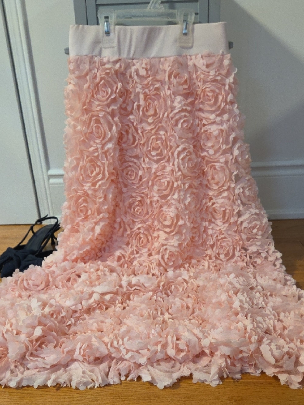 Romantic Pink 3D Petal Skirt Coquette
